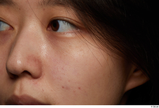 HD Face Skin Tamanaha Nara cheek face nose skin pores…